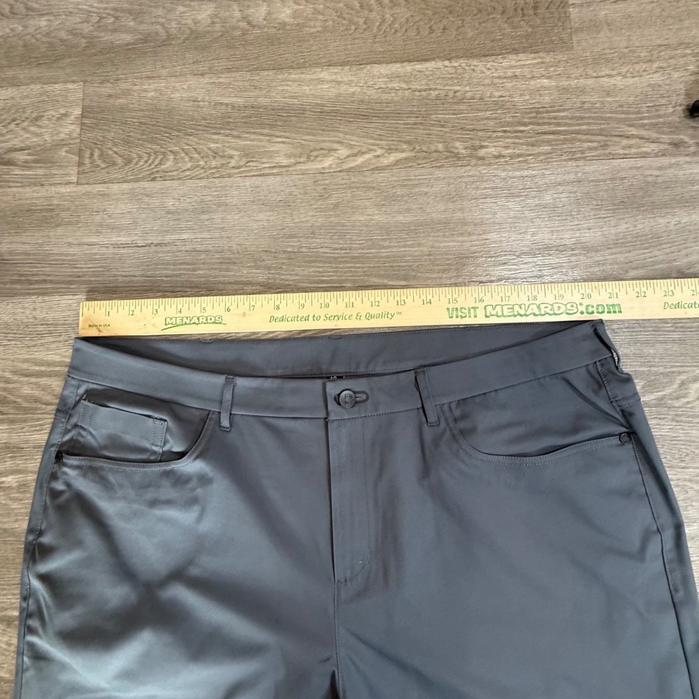 Public Rec Golf Pants‎ Mens 40x32 Dark Gray Performance Straight Leg Trouser - Picture 6 of 11